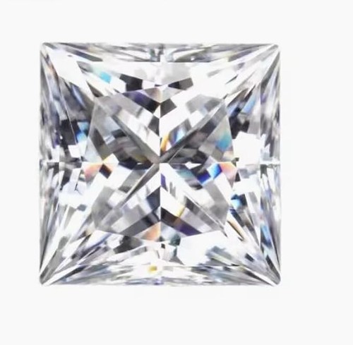 Princess cut moissanit - ct,