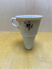 Teesieb  Porzellan  Kaffee