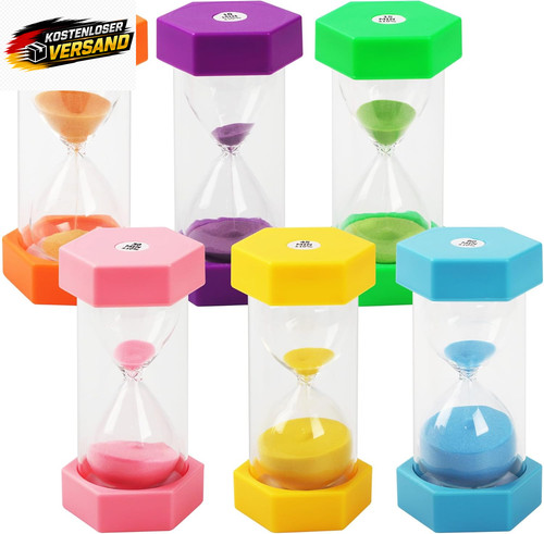 Stück sanduhr set - 6,