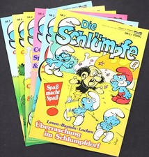 DIE SCHLÜMPFE 1991-1997 mit Beilage SC Humor Großformat Comic Heft Bastei Verlag
