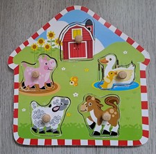 Lehrnpielzeug "Holzpuzzle Bauernhof" von der TRI-Kottmann
