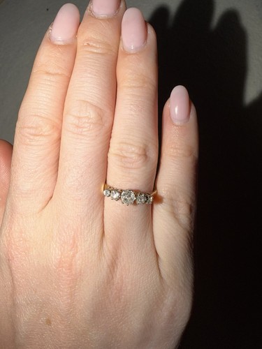 Gelbgold ring 525 mit - gelbgold, 5
