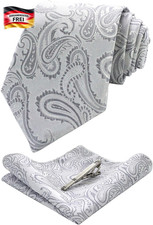 Herren Paisley Krawatten-Set