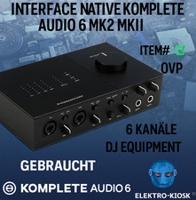 Interface Native Komplete Audio 6 MK2 MKII Interface 6 Kanäle Dj Equipment ✅OVP