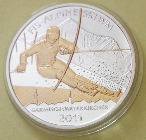 Euro silbergedenkmünze - euro,