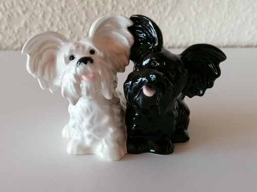 Goebel porzellan hunde schwarz - porzellan,