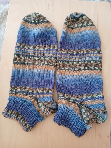 Sneakersocken selbstgestrickt - sneakersocken,