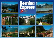 Eisenbahn Bernina-Express Puschlav Engadin Chur