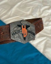 Harley Davidson Gürtel Braun Leder 