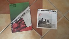 Orig. DAVID BROWN DB1212 DB1210 Prospekt Brochure Traktor Schlepper Case