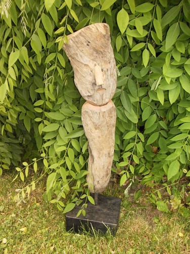Unikat geschnitzte holzfigur - geschnitzte,