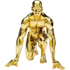 Athlet Figur Runner Gold 25 cm