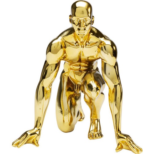 Athlet figur runner - figur, gold