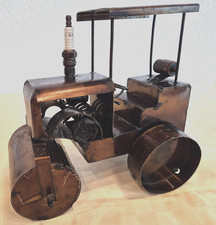 Deko Blech  Dampfwalze