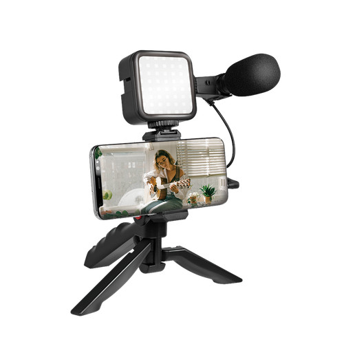 Vlogger kit mit led - kit,