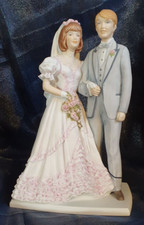 Kaiser Porzellan Figur Hochzeit Paar Limitiert Gawantka Brautpaar Brautkleid