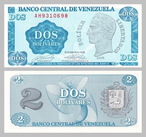 Venezuela bolivares 1989 - 1989, p69
