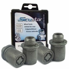 Rim lock nut flat collar with