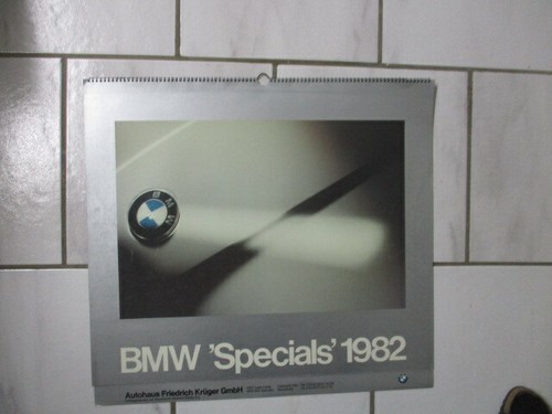 Bmw original kalender 1982 - original,