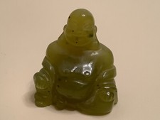  Buddha Edelsteinbuddha aus grünem Jade Handarbeit Feng Shui