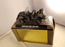 1:43 ATLAS US Militär Modellauto 1944 CHRYSLER WILLYS MB JEEP grau 1:43 BOX/OVP