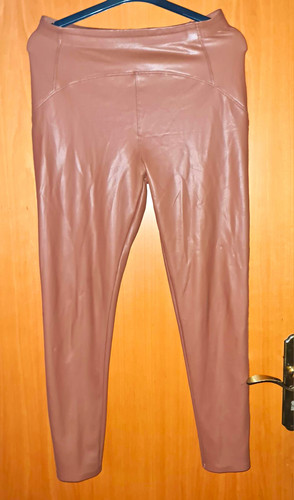 Damen leggings lederoptik - leggings,