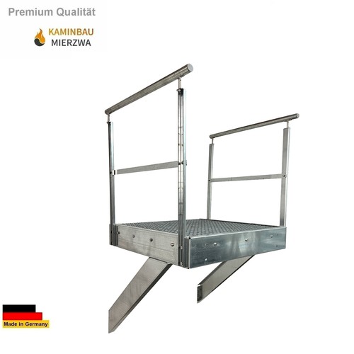 Wangen stahltreppen podest - wangen-,