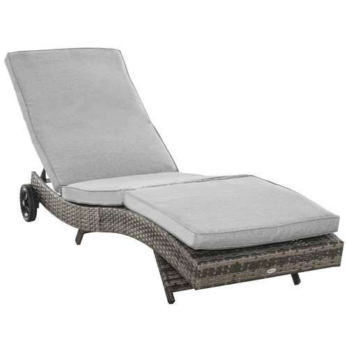 Polyrattan sonnenliege - polyrattan,