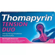 THOMAPYRIN TENSION DUO 400 mg/100 mg Filmtabletten 12 St PZN 12551047#