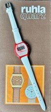 Ruhla Quarz LCD Digital Kaliber 34-04 Damen Uhr neu und ungetragen