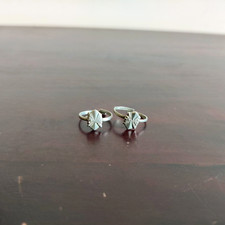 Vintage Zehen Ringe Alt Silber