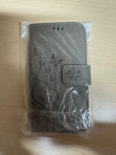 Handy Tasche für Samsung Galaxy Schutz Hülle Blumen Flip Case Wallet Etui Schale