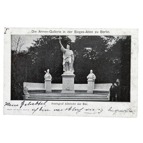Postkarte berlin siegesallee - postkarte,