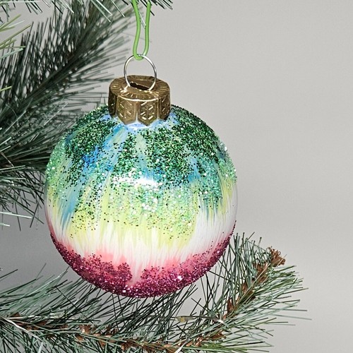 Christmas ball glass - , hand
