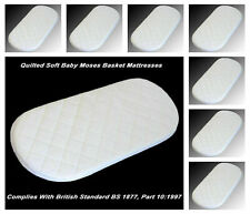Babywagen Moses Korb Matratze wasserdicht Made in England Top Qualität 70 x 30