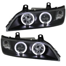 Scheinwerfer Angel Eyes Set für BMW Z3 Bj. 96-02 Roadster Cabrio Coupe Schwarz