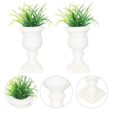 2pcs Marmorsäule Topfpflanzen