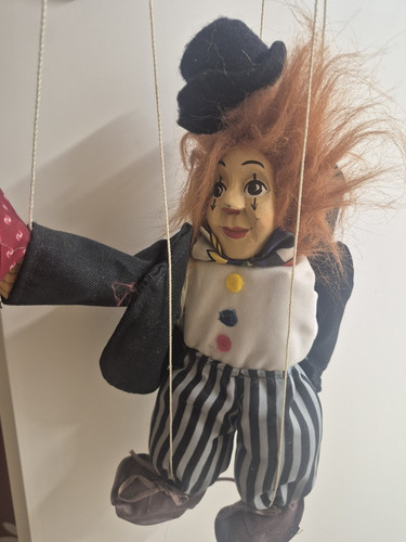 Marionette clown hoch - clown, cm