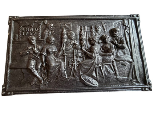 Wandrelief gusseisen anno 1759 - wandrelief,