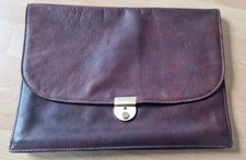 Vintage Elegante Dokumententasche Dokumentenmappe Leder, braun, TOP Zustand