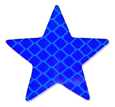 5x Auto Aufkleber Stern
