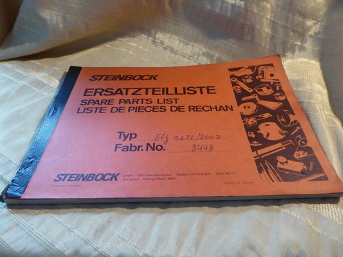 Ersatzteilliste steinbock - ersatzteilliste,