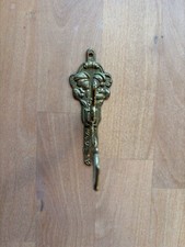 Vintage Messing Wandhaken mit