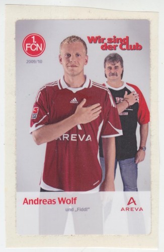 Nürnberg autogrammkarte - fc,