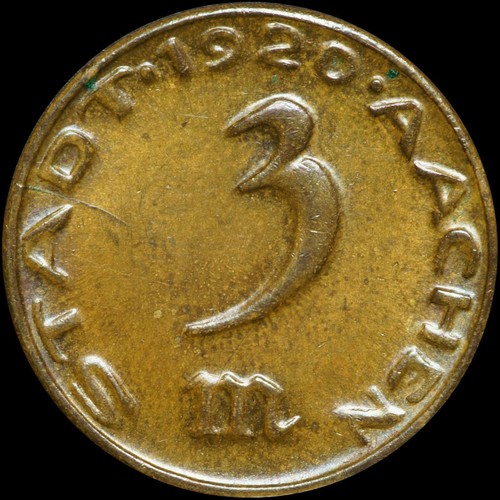 Notgeld mark 1920 alfred - 1920,, "alfred