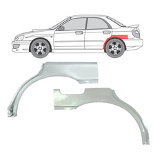 Für Subaru Forester 2000- 2009 4Tur Radlauf Reparatur Blech Kotflügel Satz/ L+R