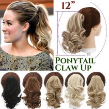 Neu 30cm Kurz Klammer Haarteil