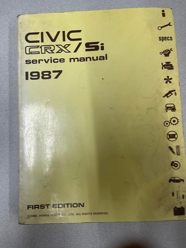 1987 honda civic crx - honda,