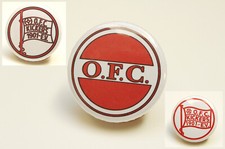 3x Button Kickers Anstecker Gr 37 mm Fußball Ultra kein Trikot Offenbach