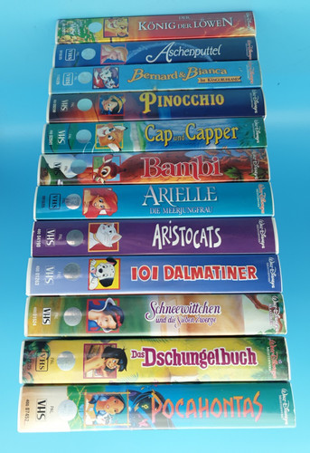 Vhs kassette disney - vhs, 12